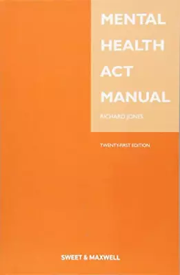 Mental Health Act Manual • £6.55