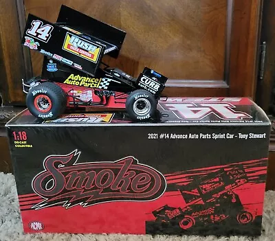 1/18 2021 Tony Stewart 14 ACME Sprint Car Advance Auto Parts Rush Truck Centers • $149.99