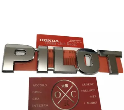 $39.95 • Buy New Genuine OEM Honda Pilot Rear Emblem Nameplate Badge USDM 03-08 04 05 06 07