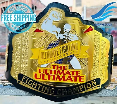 Old UFC The Ultimate Fighting Wrestling Championship Belt Replica Title 2MM • $137.97