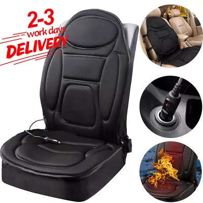 Car Auto Seat Warmer Cover 12V Universal 65℃ Heater Heated Pad Heating Cushion • $27.89