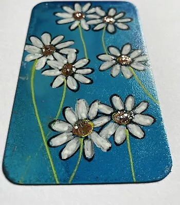 £3.40 • Buy Original Handmade Greeting Card Flowers Hand Painted/daisies/one-off Art Card