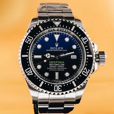 2017 MINT Rolex Sea-Dweller Deepsea James Cameron Blue 116660 44mm • $13250