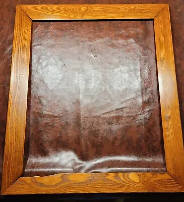 Antique Mission Chestnut Frame Arts And Crafts Period Holds 29x24   Large • $90