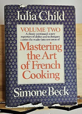 1st Edition Mastering The Art Of French Cooking Julia Child Volume Two 1970 • $28.95