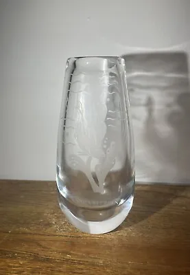 Vintage Scandinavian Glass Fish Vase By Saga Klubben • $15