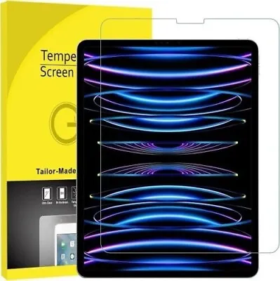 For Apple IPad Pro 12.9 Inch 2022 6th Gen Tempered Glass Tablet Screen Protector • £4.50