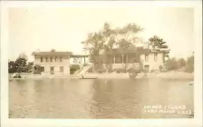 Spider Island Lake Mille Lacs MN Minnesota C1920 Real Photo Postcard • $10.79