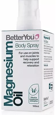 BetterYou Magnesium Oil Original Spray - 100ml • £7.94