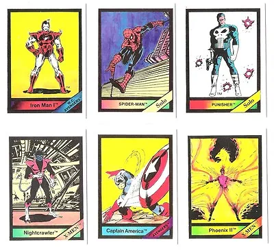 1986 1987 MARVEL UNIVERSE SERIES 1 I -  SINGLE CARDS Comic Images • $7.90