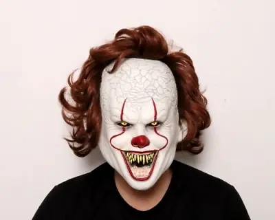 £15.99 • Buy Scary Halloween Clown Latex Mask Horror Clown Fancy Dress Costume