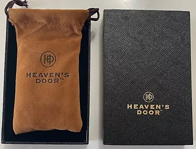 Heaven’s Door Whiskey V-Cut Stainless Steel Cigar Cutter Black Rarely Seen! NEW! • $25