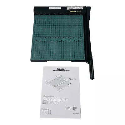 Martin Yale Premier GreenBoard Heavy-Duty 12  Paper Trimmer 20 Sheet *Read* • $75.04