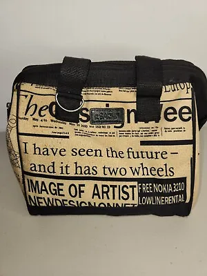 SACHI INSULATED LUNCH BAG Tote Storage Container Newspaper Design • $21.35