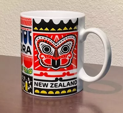 New Zealand Coffee Tea Mug. KIA ORA KIWI MĀORI Themes 10 Oz • $17.50