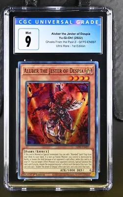 $35 • Buy CGC 9 MINT Yu-Gi-Oh! Aluber The Jester Of Despia 1st Ed Graded Card GFP2 [ PSA ]