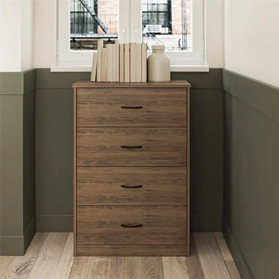 $94.87 • Buy Mainstays Classic 4 Drawer Dresser, Rustic Oak
