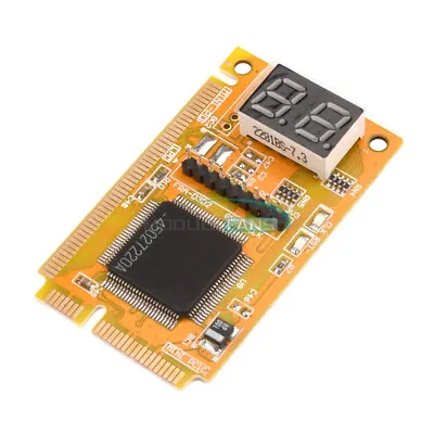 Mini PCI PCI-E LPC Laptop Diagnostic Card Mainboard Test Card PC Analyzer US • $6.29