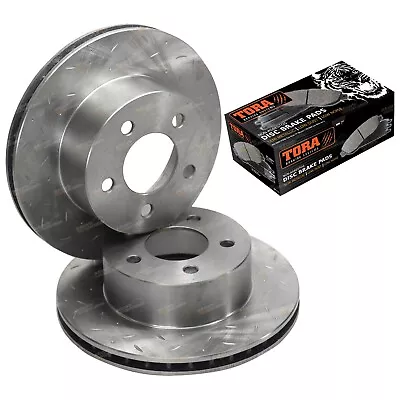 Front Drilled + Slotted Disc Rotor + Brake Pads For Grand Cherokee WJ ZG 1996~03 • $163.95