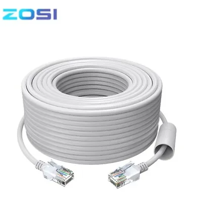 ZOSI 60ft 100ft 150ft High Speed Cat5e Ethernet Cable Network RJ45 Wire Cord POE • $16.24