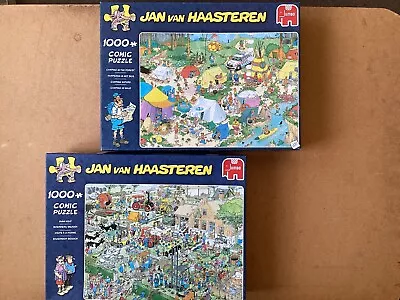 Jan Van Haasteren 1000 Piece Jigsaws X2 • £11.95