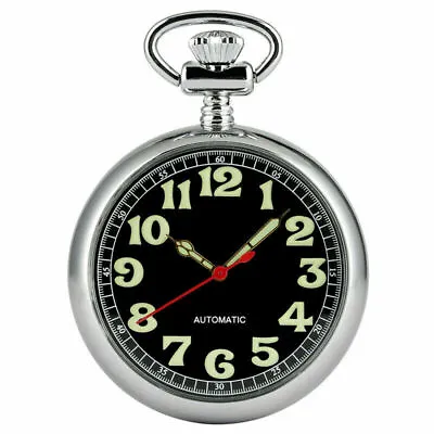 Mens Vintage Mechanical Pocket Watch Retro Windup Luxury Pendant Luminous Gifts • $26.59