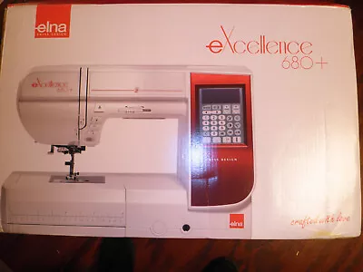 Elna Excellence 680 Sewing Embroidery Quilting Machine NEW Made By Janome • $1200