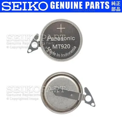 Genuine Seiko Kinetic Watch Capacitor 3023-24X Rechargeable Battery - NEW! • $19.55