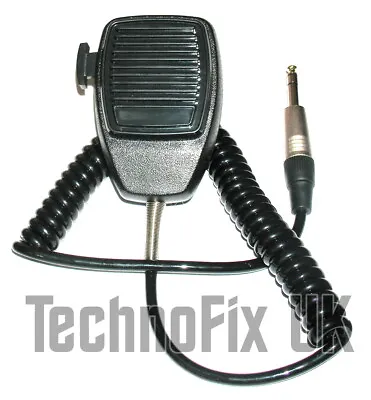 High Impedance Microphone 6.35mm ¼  TRS Jack Vintage Transceivers Yaesu Tentec  • £26.99