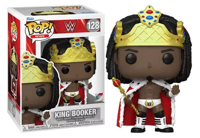 WWE - King Booker #128 Funko Pop Vinyl Figure NEW • $44