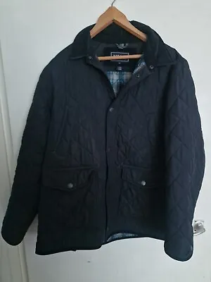 Maine Jacket Mens Navy Coat Size XL • £16.14