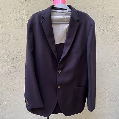 Peter Millar Blazer Blue Black Men's 100% Wool Suit Jacket Business 42R • $33.99