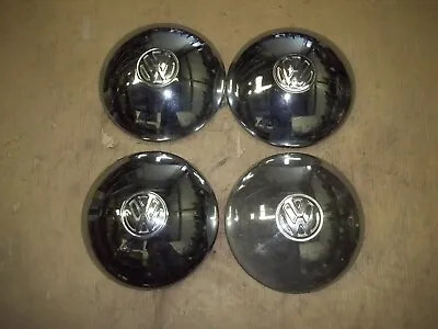 VW Volkswagen Hubcap Rim Wheel Lug Cover Center Hub Cap 10 1/2  USED SET 4 • $112.49