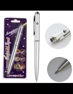 Spy Invisible Ink Pen Security UV Light Magic Marker Secret Message Party Bag UK • £3.20