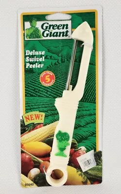 Green Giant Deluxe Swivel Peeler Vegetable Utensil Sprout Vintage 1994 Pillsbury • $18.30