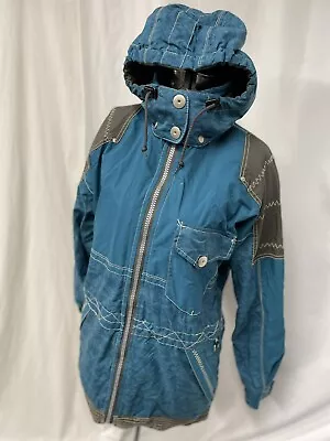 Obermeyer Coat Size 6 Road Trip Ski Jacket Hooded Zip Pockets Vintage • $35.99