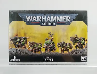 Warhammer 40k Orks Lootas - 5 Miniatures (New & Sealed) • £23.25