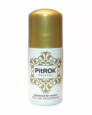 £6.99 • Buy PitROK CRYSTAL GOLD FRAGRANCED ROLL-ON DEODORANT 50ML
