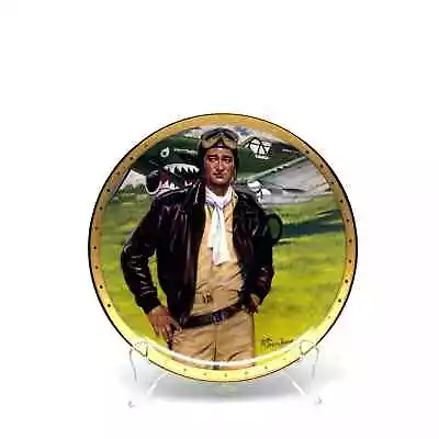 John Wayne | Symbol Of America’s Fighter Pilot | Franklin Mint Collectors Plates • $28