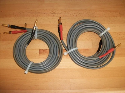 £24 • Buy LINN K20  Speaker Cable - Pair  2.5 Mtr Terminated
