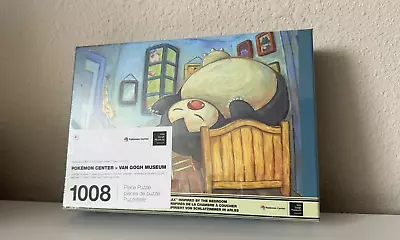 Pokémon Center Van Gogh Museum Munchlax & Snorlax Bedroom Puzzle Pokemon IN HAND • $54.99