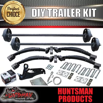 $2385 • Buy DIY 3500Kg Tandem Trailer Caravan Kit. 12  Electric Brakes. Engineered Axles