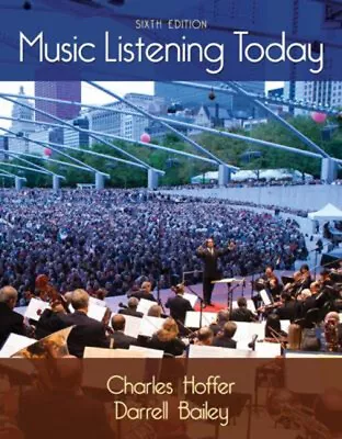 Music Listening Today Paperback Charles Bailey Darrell Hoffer • $56.14