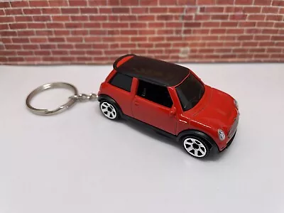 KEYCHAIN For 2003 MINI COOPER S RED AUTO CAR KEYS KEYCHAINS FOB RING LANYARD • $27.95