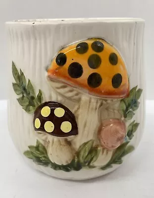 1970's Merry Mushroom SEARS Kitchen Canister 4 Inch NO LID • $14.99