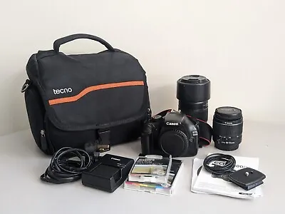 Canon EOS 1100d DSLR Camera Lenses And Accessories • £200