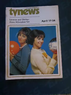 TV News Magazine Regional TV Guide April 1976 Laverne Shirley Marshall Williams • $9.99