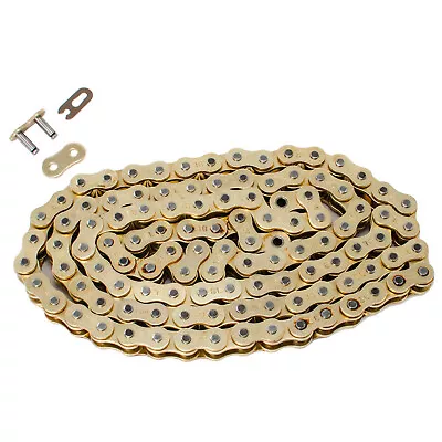 Gold 420 Drive Chain 120 Links For Honda CRF150R 2007-2021 / Kawasaki KX80 KX85 • $18.99