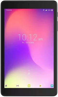 Alcatel 3T 8  | 9027W | 16GB | Wi-Fi 4G Tablet | Black | T-Mobile | Heavy Used • $59.99