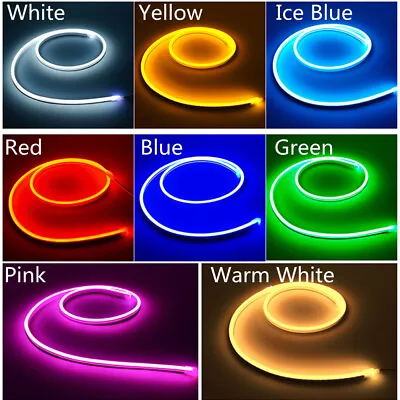 $6.26 • Buy 5V 12V 24V Led Neon Strip Lights Flex Tape Waterproof Rope Silicon Tube Bar Lamp